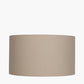 Henry 35cm Taupe Handloom Cylinder Lampshade
