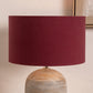 Henry 40cm Mulberry Handloom Cylinder Lampshade