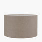Edward 50cm Natural Linen Cylinder Lampshade