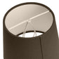 Pelham 15cm Grey Handloom Tapered Candle Clip Lampshade