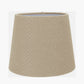 Pelham 15cm Taupe Handloom Tapered Candle Clip Lampshade
