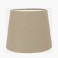 Pelham 15cm Taupe Handloom Tapered Candle Clip Lampshade