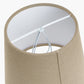 Pelham 15cm Taupe Handloom Tapered Candle Clip Lampshade