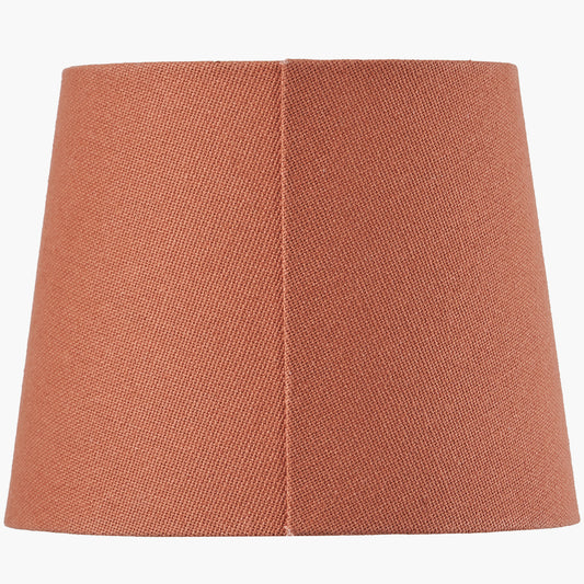 Pelham 15cm Tobacco Handloom Tapered Lemon Clip Lampshade