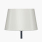 Martha 40cm Cream Oval Silk Mix Tapered Lampshade