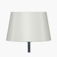 Martha 40cm Cream Oval Silk Mix Tapered Lampshade