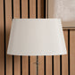 Martha 40cm Cream Oval Silk Mix Tapered Lampshade