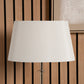 Martha 40cm Cream Oval Silk Mix Tapered Lampshade