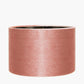 Bow 25cm Apricot Velvet Cylinder Lampshade