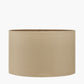 Mia 25cm Taupe Oval Cotton Mix Lampshade