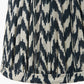 Vienna 14cm Black Chevron Tall Taper Mushroom Pleat Candle Clip Lampshade