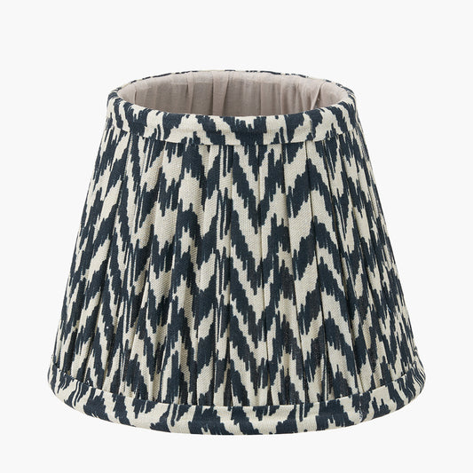 Vienna 16cm Black Chevron Mushroom Pleat Lampshade