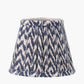 Vienna 16cm Blue Chevron Mushroom Pleat Lampshade