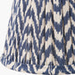 Vienna 16cm Blue Chevron Mushroom Pleat Lampshade