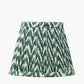 Vienna 16cm Forest Green Chevron Mushroom Pleat Lampshade