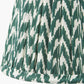 Vienna 16cm Forest Green Chevron Mushroom Pleat Lampshade