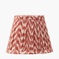 Vienna 16cm Red Chevron Mushroom Pleat Lampshade