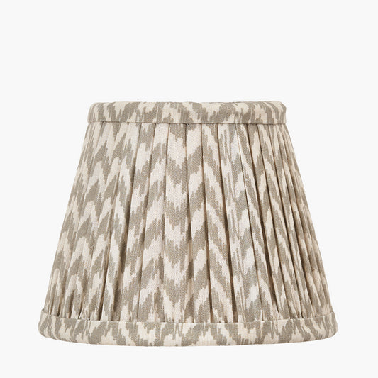 Vienna 16cm Taupe Chevron Mushroom Pleat Lampshade