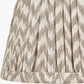 Vienna 16cm Taupe Chevron Mushroom Pleat Lampshade