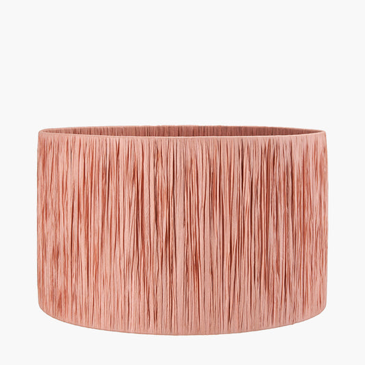 Tilia 35cm Apricot Raffia Cylinder Lampshade