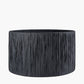 Tilia 45cm Black Raffia Cylinder Lampshade