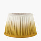 Scallop 25cm Mustard Ombre Soft Pleated Tapered Lampshade