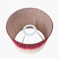 Scallop 25cm Red Ombre Soft Pleated Tapered Lampshade
