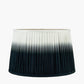Scallop 30cm Black Ombre Soft Pleated Tapered Lampshade