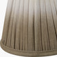 Scallop 16cm Taupe Ombre Soft Pleated Tapered Lampshade