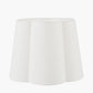 Posy 30cm White Handloom Scalloped Tapered Lampshade