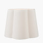 Posy 40cm White Handloom Scalloped Tapered Lampshade