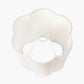 Bloom 30cm White Handloom Scalloped Cylinder Lampshade