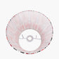 Izara 35cm Red Ikat Patterned Mushroom Pleat Tapered Lampshade