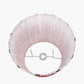 Izara 40cm Red Ikat Patterned Mushroom Pleat Tapered Lampshade