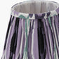 Izara 16cm Lilac Ikat Patterned Mushroom Pleat Tapered Lampshade
