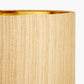 Stellan 35cm Gold Slubbed Silk Mix Gold Lined Cylinder Lampshade