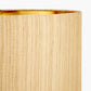 Stellan 45cm Gold Slubbed Silk Mix Gold Lined Cylinder Lampshade