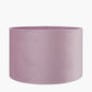 Rene 30cm Blush Velvet Cylinder Lampshade