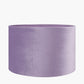 Rene 35cm Lilac Velvet Cylinder Lampshade
