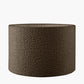 Rouen 50cm Mocha Brown Boucle Cylinder Lampshade