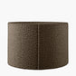 Rouen 50cm Mocha Brown Boucle Cylinder Lampshade