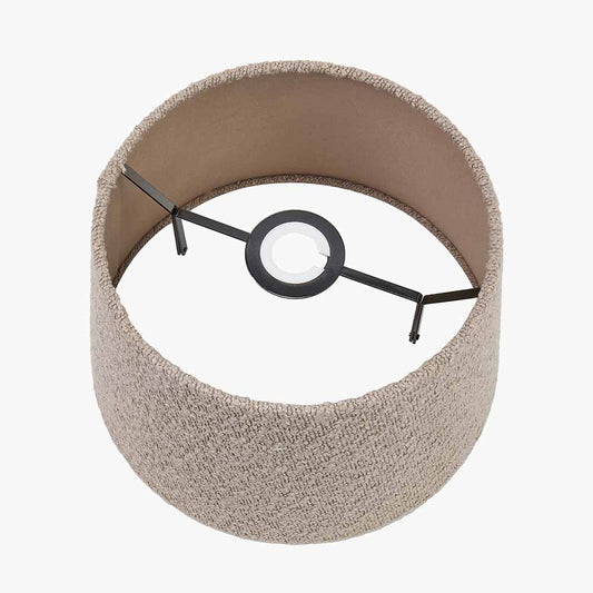 Martigues 30cm Taupe Boucle Tapered Lampshade