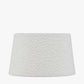 Martigues 30cm White Boucle Tapered Lampshade