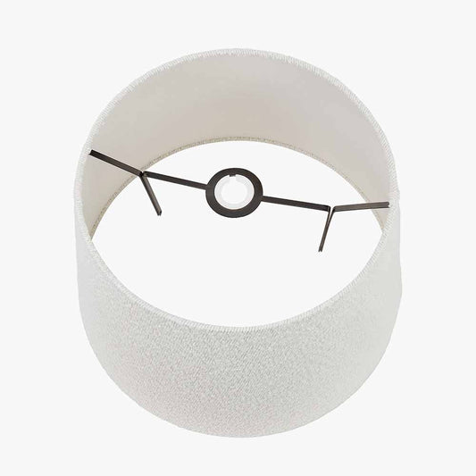 Martigues 40cm White Boucle Tapered Lampshade