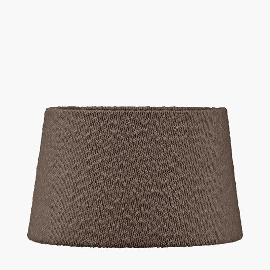Martigues 50cm Mocha Brown Boucle Tapered Lampshade