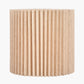 Callista 35cm Natural Linen Hard Pleat Lampshade