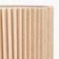 Callista 40cm Natural Linen Hard Pleat Lampshade