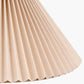 Amelia 35cm Natural Linen Hard Pleat Tapered Lampshade