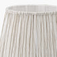 Thiago 35cm Natural Stripe Mushroom Pleat Tapered Lampshade