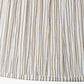 Thiago 40cm Natural Stripe Mushroom Pleat Tapered Lampshade